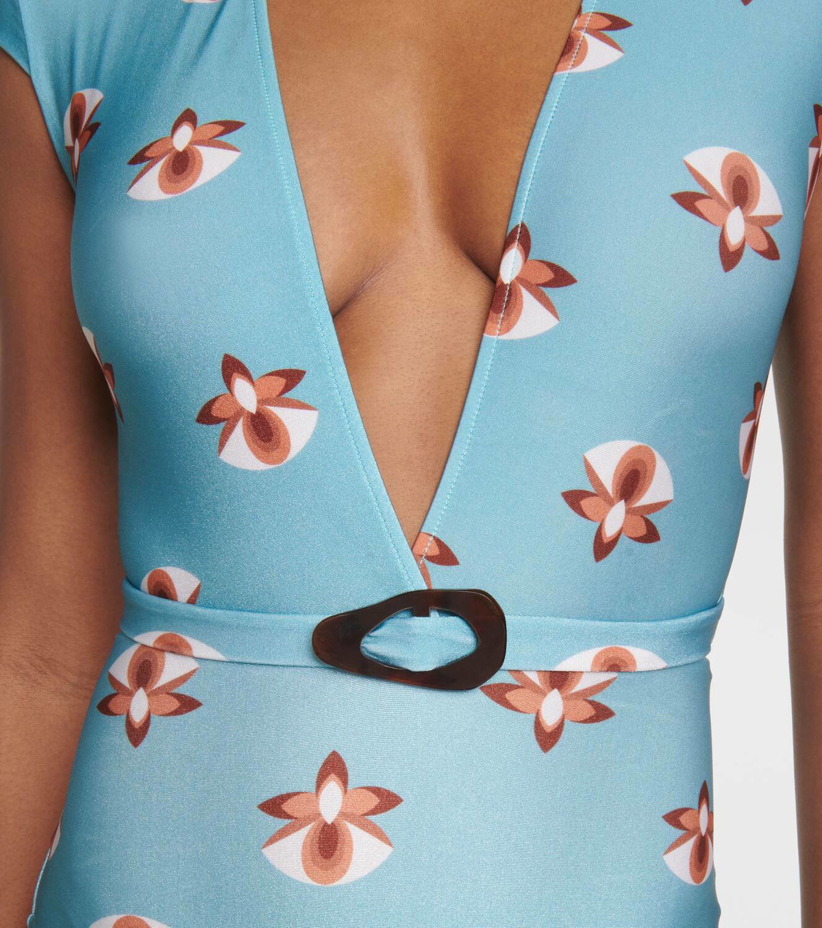 Adriana Degreas Belted swimsuit