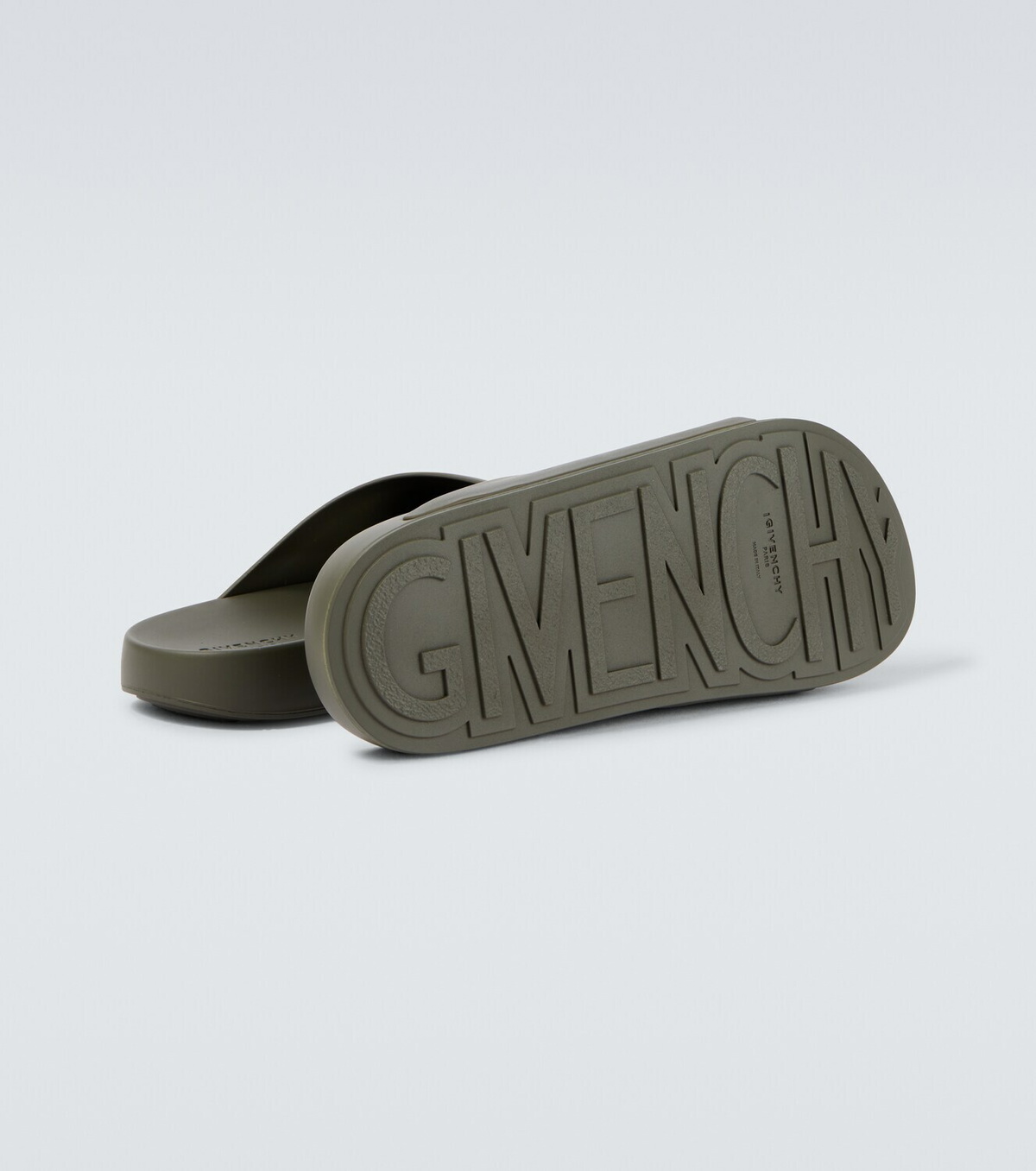 Givenchy Logo PU slides