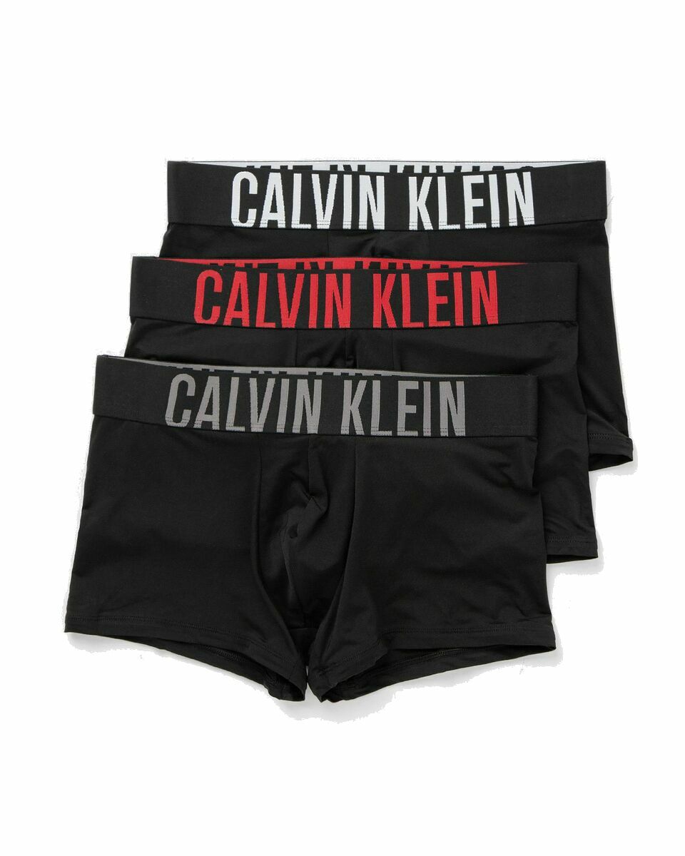 Photo: Calvin Klein Underwear Intense Power Mic 3 P Trunk Trunk 3 Pack Black - Mens - Boxers & Briefs