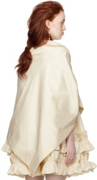 Cawley SSENSE Exclusive Off-White Bow Shawl