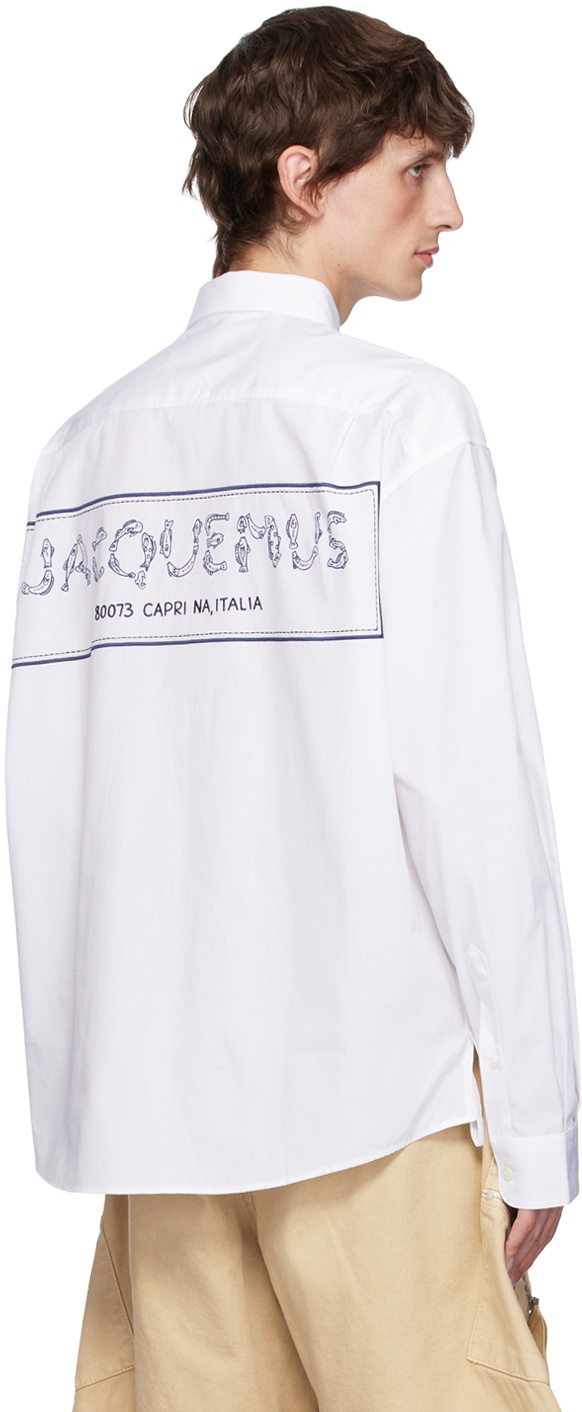 JACQUEMUS White La Casa 'La chemise Simon' Shirt Jacquemus