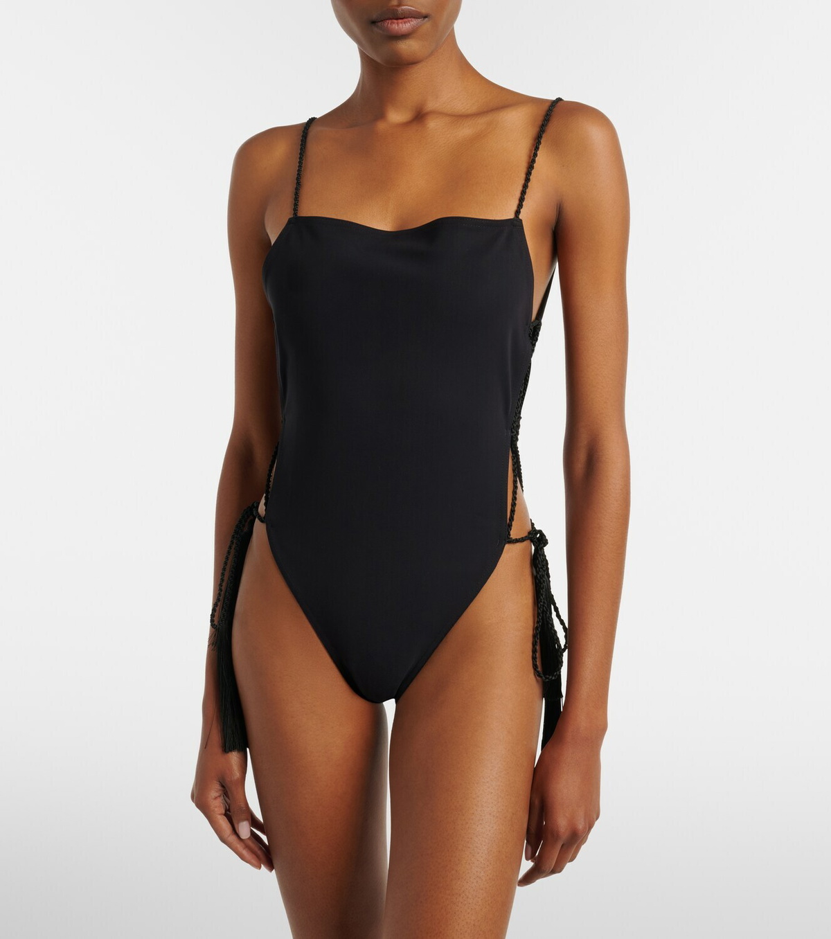 Alaïa Tassel lace-up swimsuit