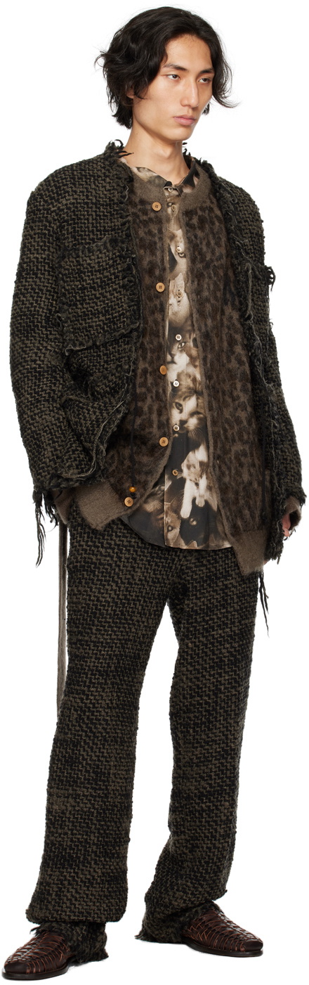 トップス MAGLIANO wool cardigan 23AW Magliano Brown Stray Cardigan Magliano
