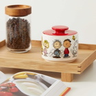 Peanuts Candy Jar in White/Red 