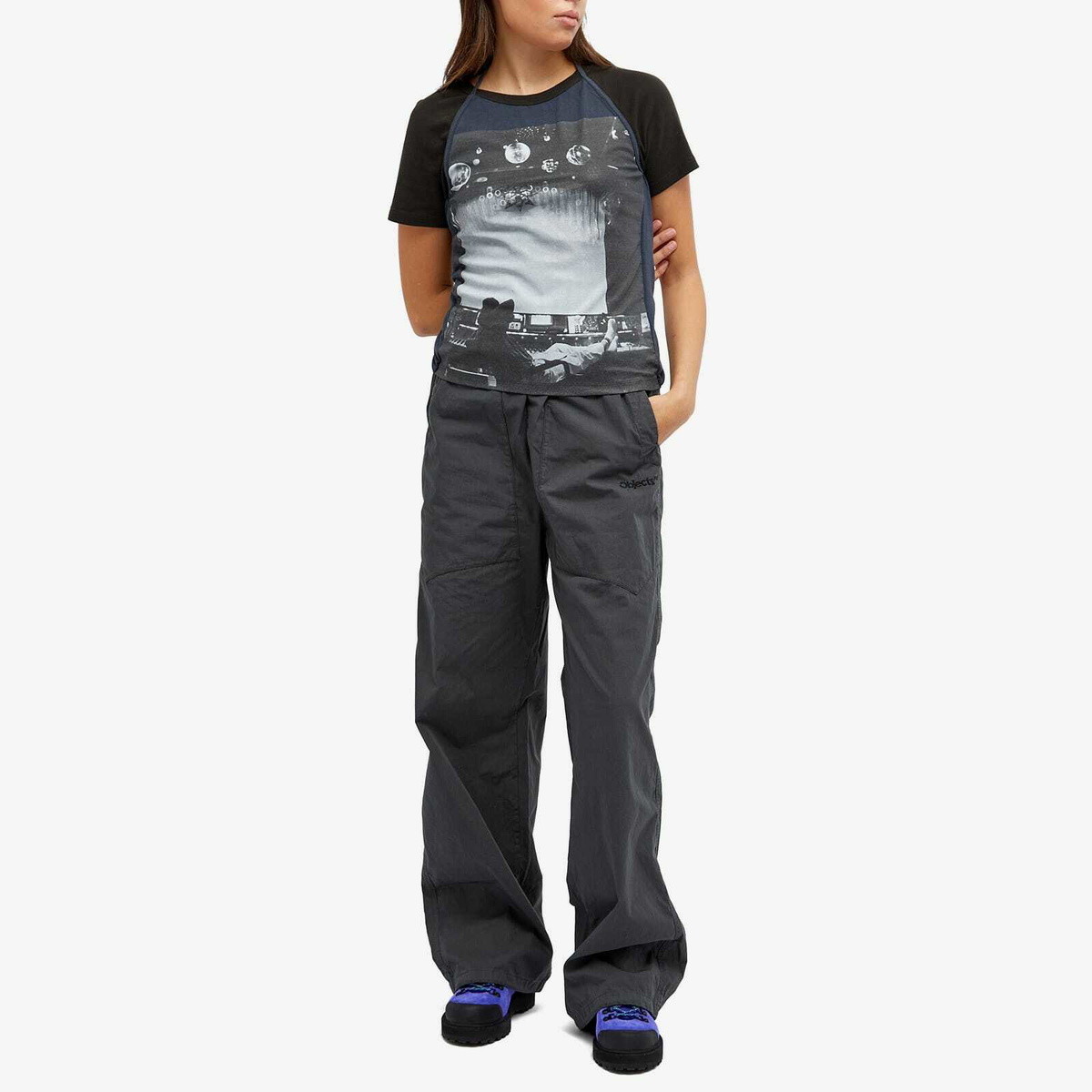 Our Legacy Women's Apron Moon Print T-Shirt Our Legacy