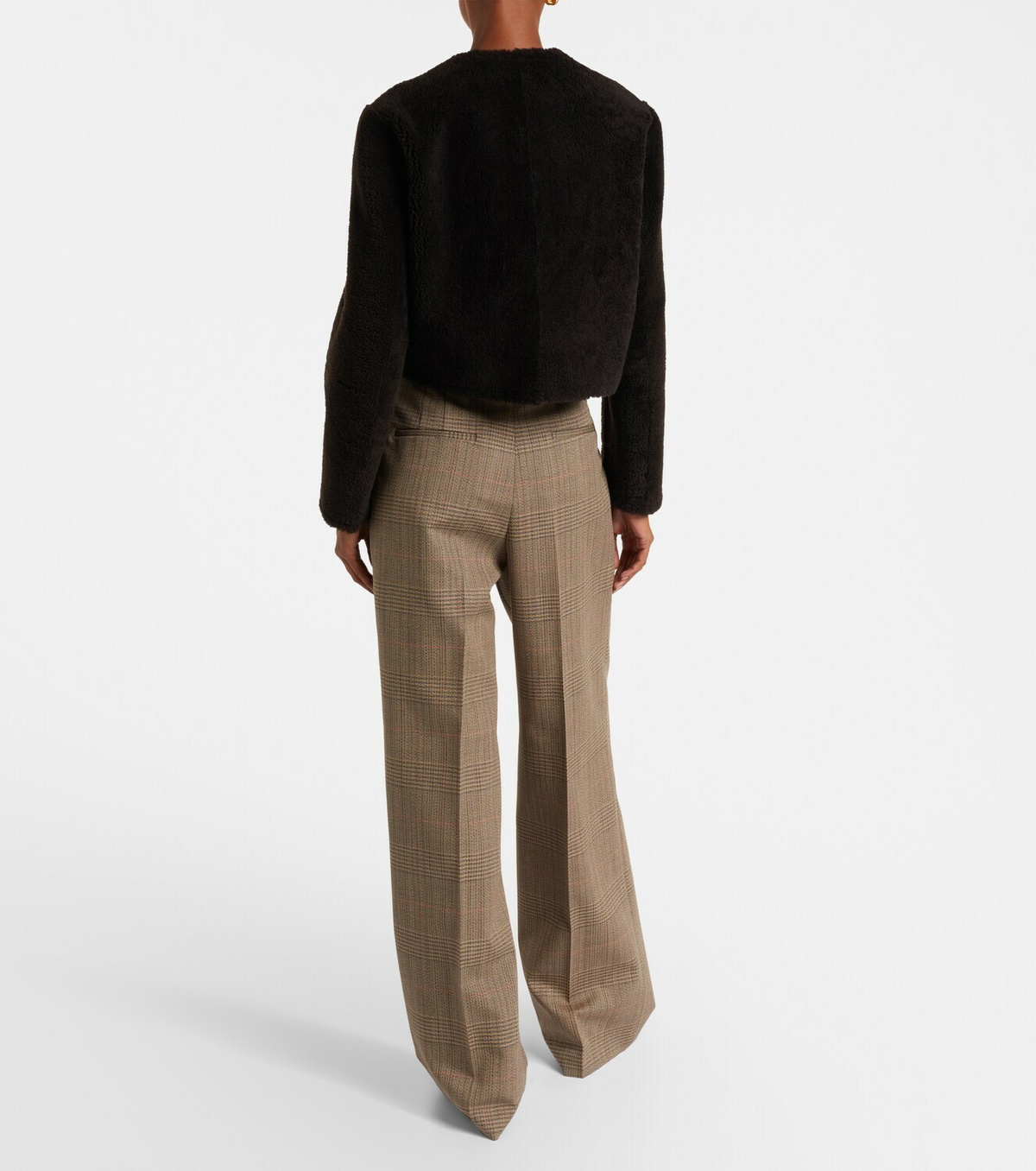 Dorothee Schumacher Soft Touch cropped reversible leather jacket