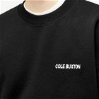 Cole Buxton Men's Sportswear Crew Sweat in Black