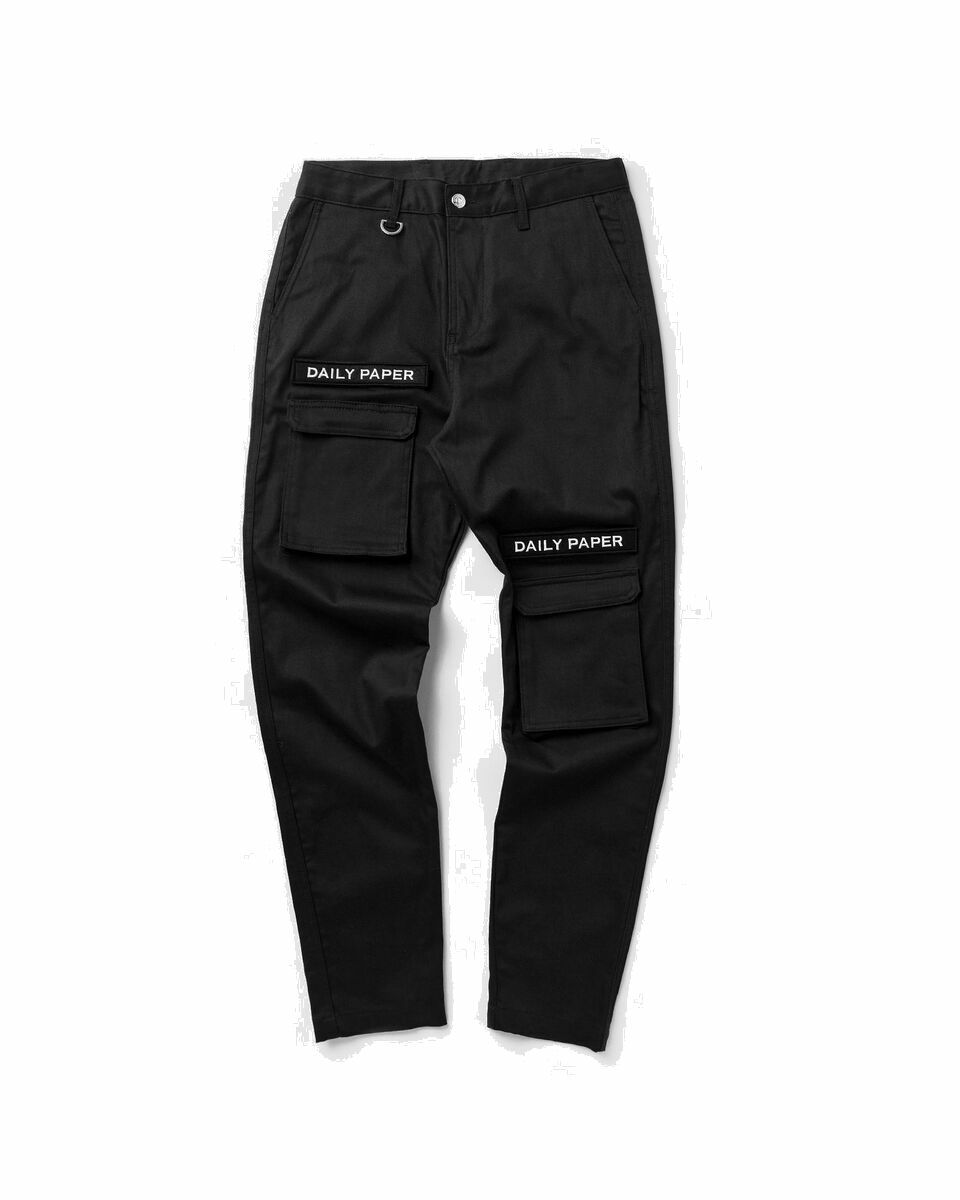 Photo: Daily Paper Cargo Pants Black - Mens - Cargo Pants