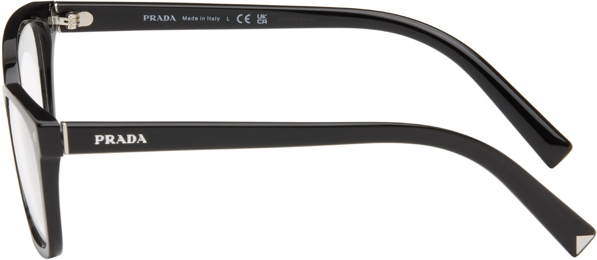 Prada Eyewear Black Square Glasses