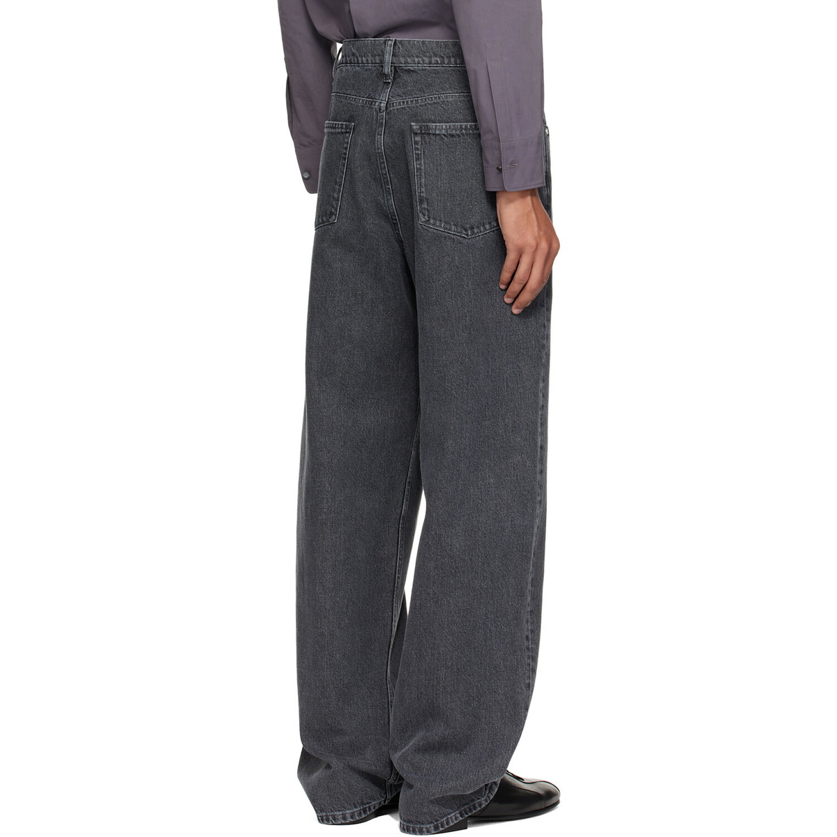Jil Sander Gray Loose Lightweight Jeans