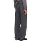 Jil Sander Gray Loose Lightweight Jeans