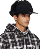 mastermind JAPAN Black MJ Faux Fur Flying Cap