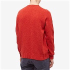 Country Of Origin Men's Supersoft Seamless Crew Knit in Brandy Red