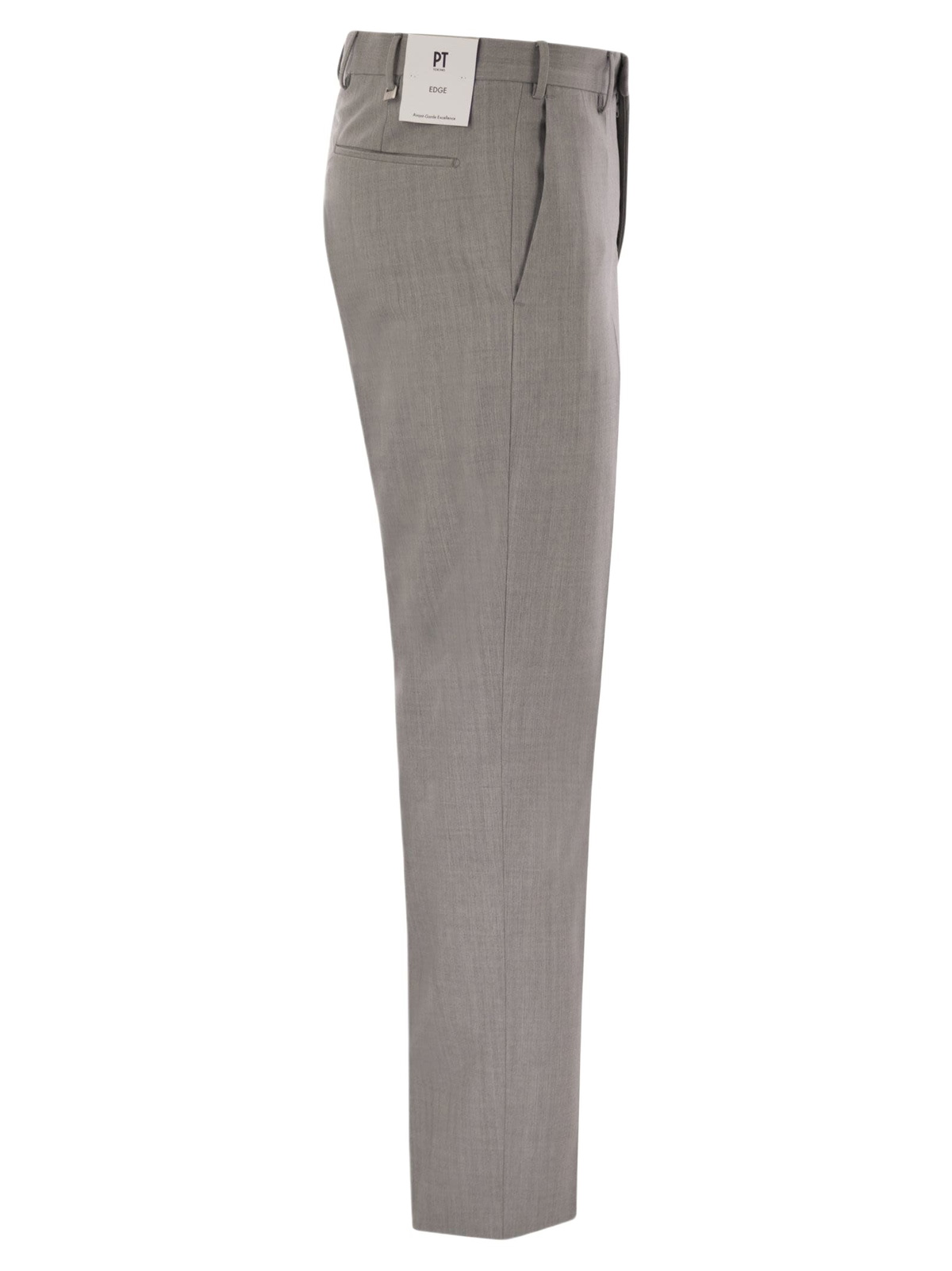 PT Torino Dieci - Stretch Virgin Wool Trousers