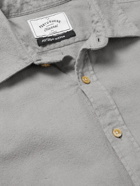 Portuguese Flannel - Dip-Dyed Cotton-Flannel Shirt - Gray