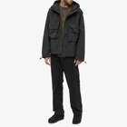 Uniform Bridge Men's Two Pocket Parka Jacket in Black