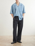 Kardo - Rohit Embroidered Cotton Shirt - Blue