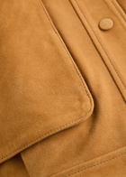 Aexae Panelled Suede Jacket Camel