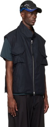 FFFPOSTALSERVICE Black Darted Kalf Vest