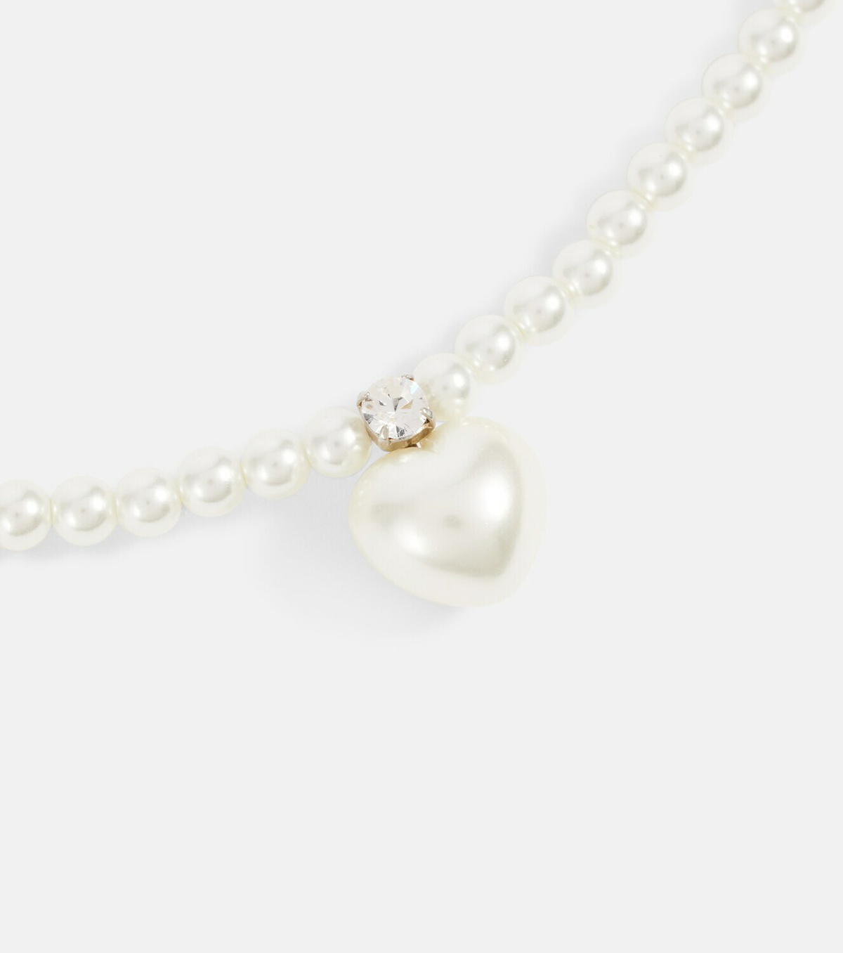 ネックレス・ペンダント Simone Rocha Pearl & Crystal Dagger Necklace - Pearl - Beige Simone Rocha - Faux pearl necklace Simone Rocha