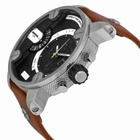 Diesel SBA Dual Time Chronograph Stainless Steel Mens Watch DZ7264