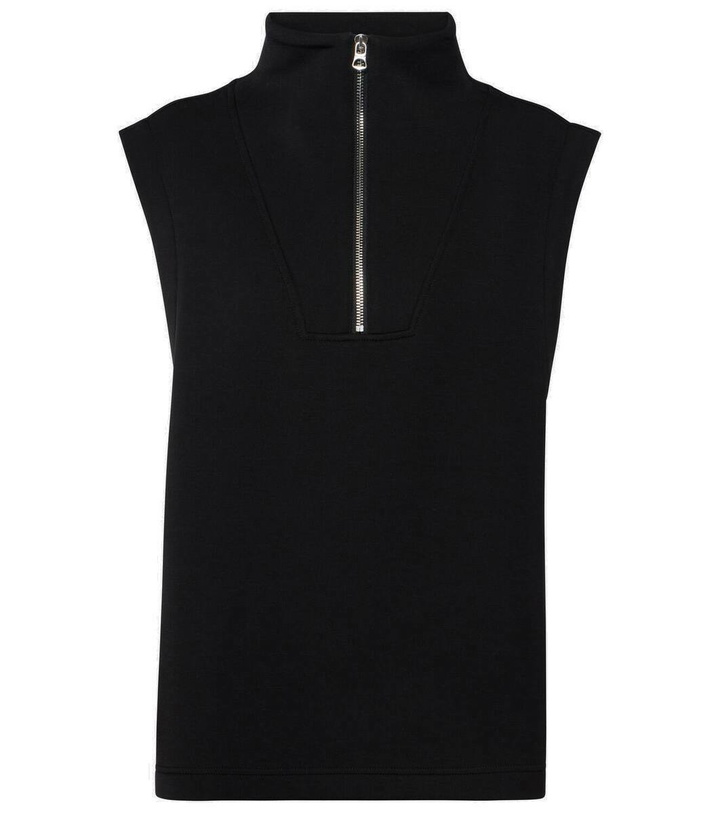 Photo: Varley Magnolia half-zip jersey tank top