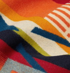 Pendleton - Fire Legend Virgin Wool and Cotton-Blend Jacquard Blanket - Multi