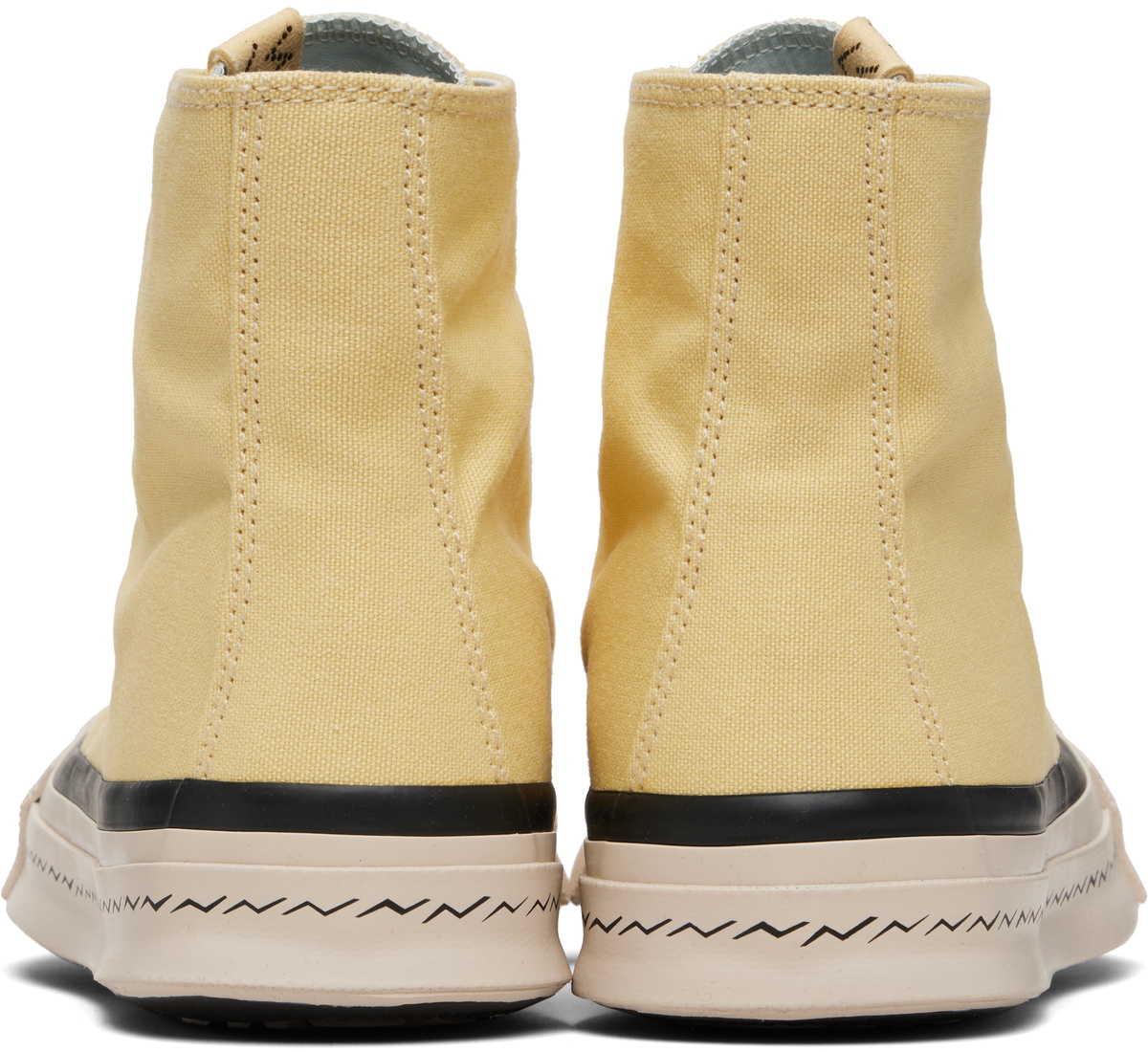 visvim Yellow Skagway Hi Sneakers