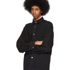 Schnaydermans Black Denim Overshirt Jacket