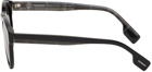Burberry Black Round Bio-Acetate Sunglasses