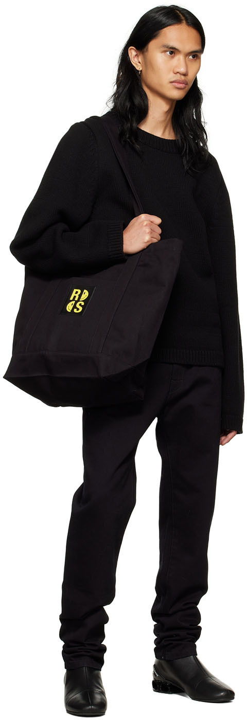 Raf Simons Black Merino Wool Sweater