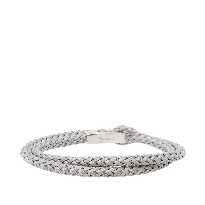 Photo: Miansai Sterling Silver Ipsum Rope Bracelet