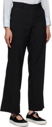 Ernest W. Baker Black Button Trousers