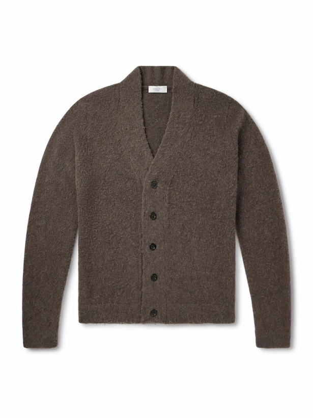 Photo: Boglioli - Brushed-Virgin Wool and Cashmere-Blend Cardigan - Brown
