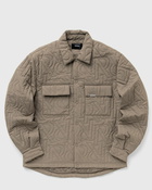 Represent Initial Quilted Overshirt Brown - Mens - Overshirts