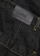 Studio Nicholson Single Pleat Wide-leg Jeans Black