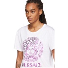 Versace White Metallic Medusa T-Shirt