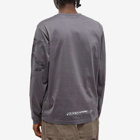 Stone Island Shadow Project Men's Long Sleeve Printed T-Shirt in Blue Grey