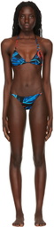 Louisa Ballou Blue Mini Ring Bikini