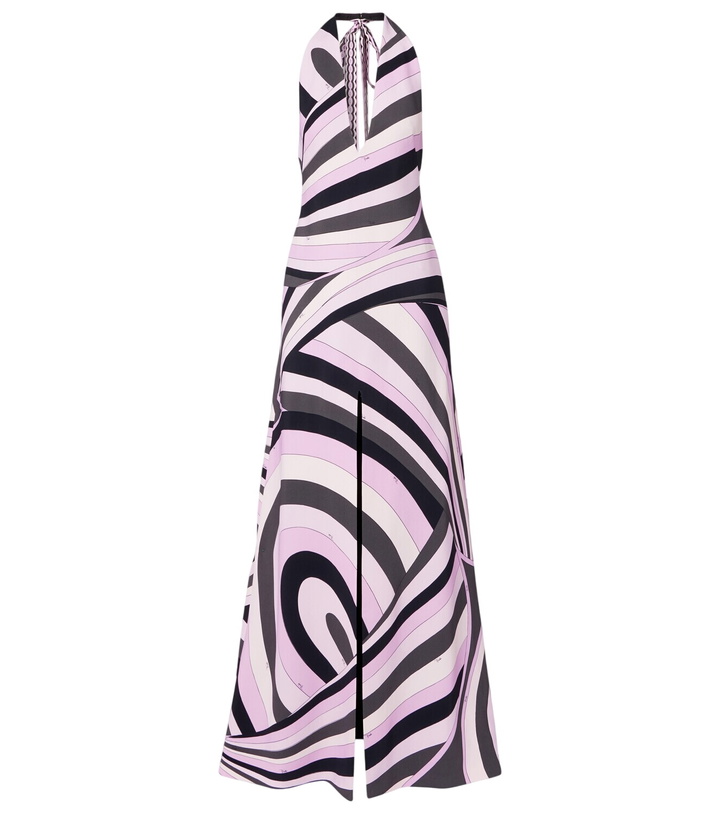 Photo: Pucci Iride halterneck satin gown