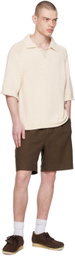 XENIA TELUNTS Brown Bini Shorts