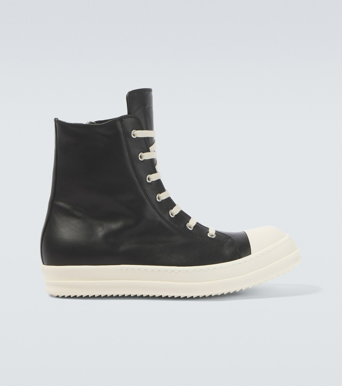 Rick Owens Jumbolace leather high-top sneakers