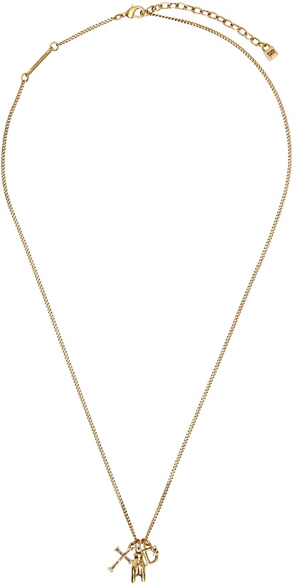 Photo: Dsquared2 Gold Curb Chain Necklace