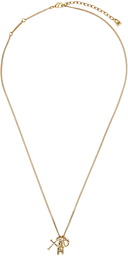 Dsquared2 Gold Curb Chain Necklace