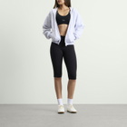 TALA Women's SkinLuxe Contrast Piping Sports Bra in Shadow Black