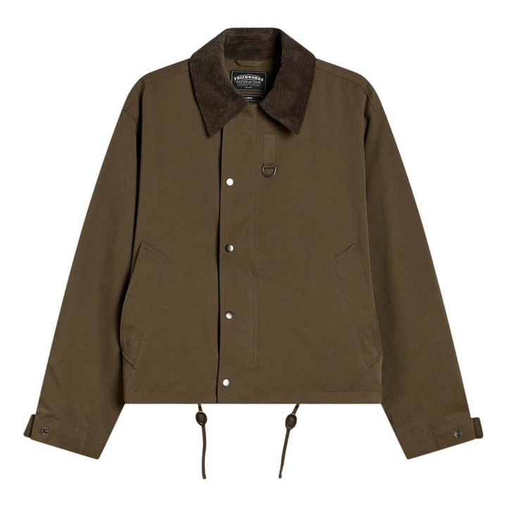 Photo: FrizmWORKS Men's Heritage Hunting Jacket 002 in Olive