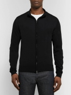 John Smedley - Claygate Merino Wool Zip-Up Cardigan - Blue