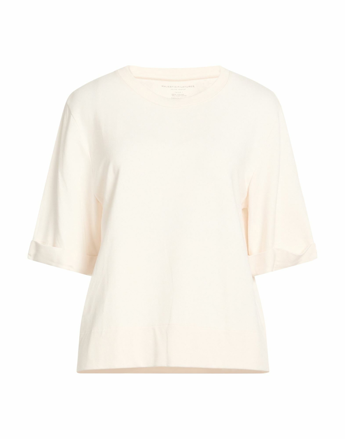Majestic Filatures Womens T-shirt Ivory