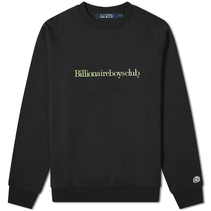 Photo: Billionaire Boys Club Men's Embroidered Logo Crew Sweat in Black