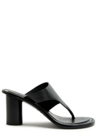 A.emery Hardie 70 Thong Mules Black